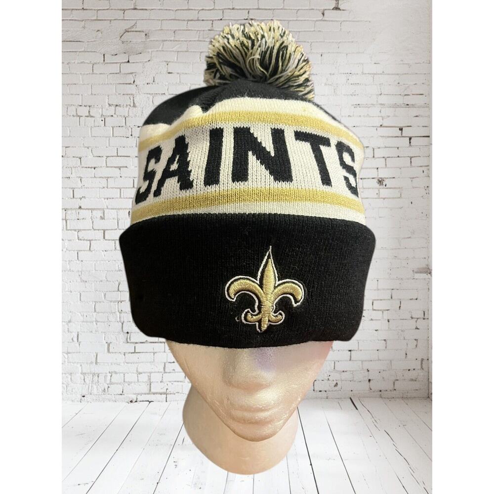 New Orleans Saints New Era Football Beanie Embroidered Lined Sideline Hat